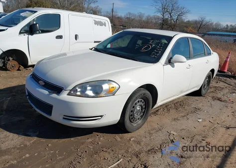 2008 Chevrolet Impala Police z USA, uszkodzony, nr VIN 2G1WS553X81376119